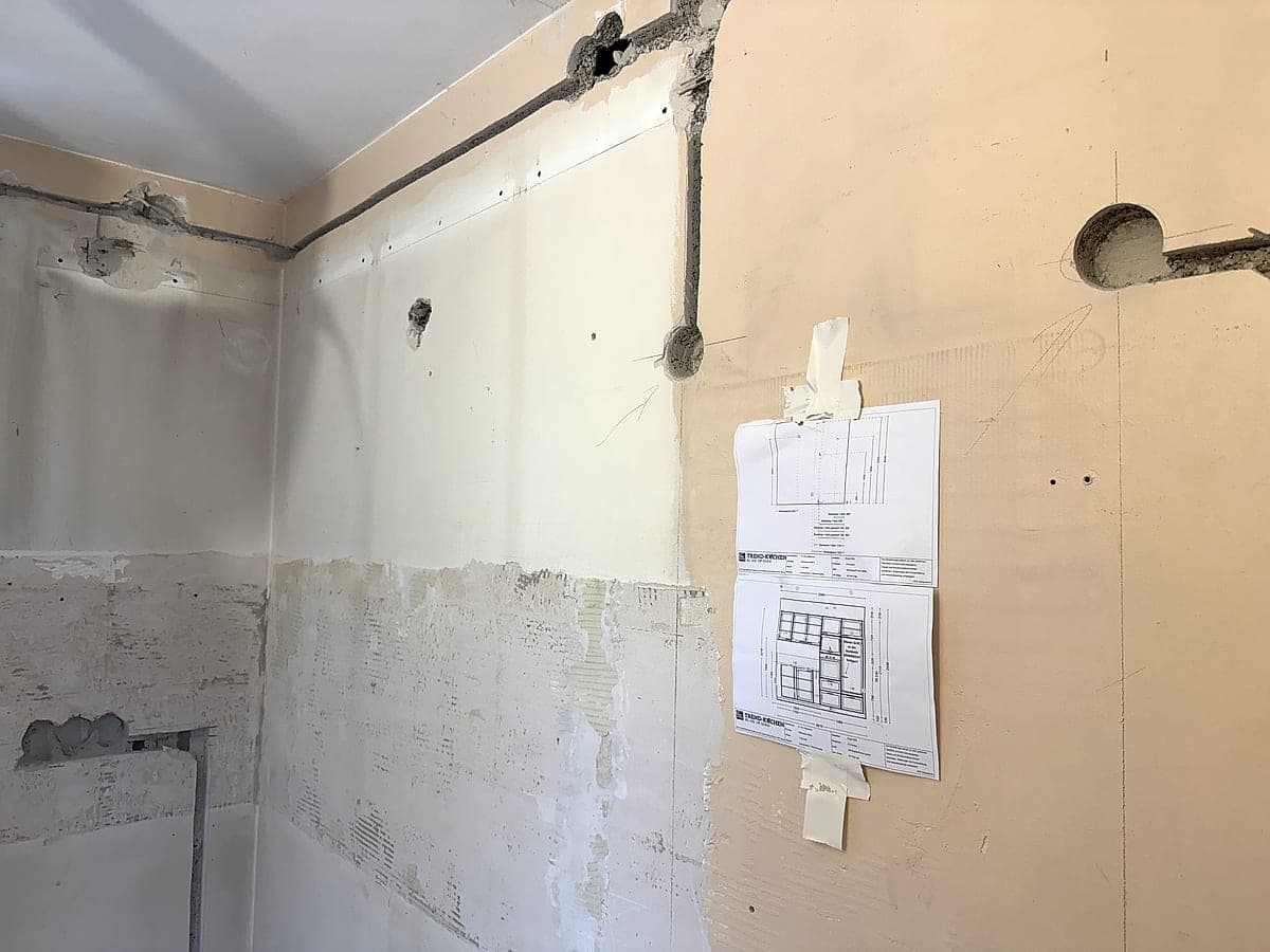 Planung vor der Küchenmontage